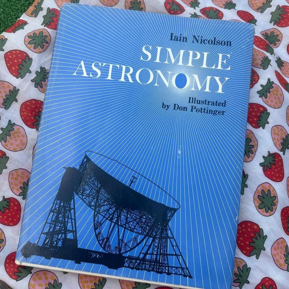 Vintage Simple Astronomy by Iain Nicolson Hardcover Book Science Education